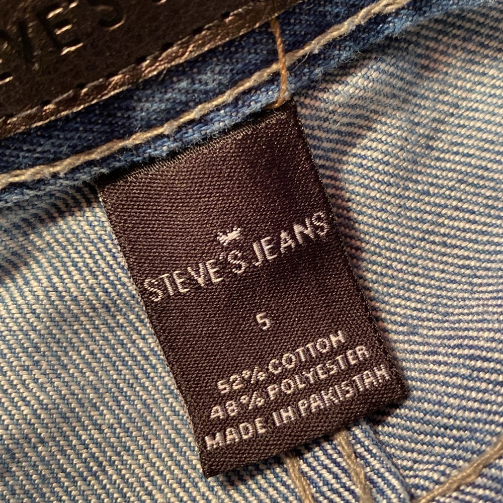 STEVE’s JEANS straight leg jeans size kids boys 5 - Picture 10 of 10